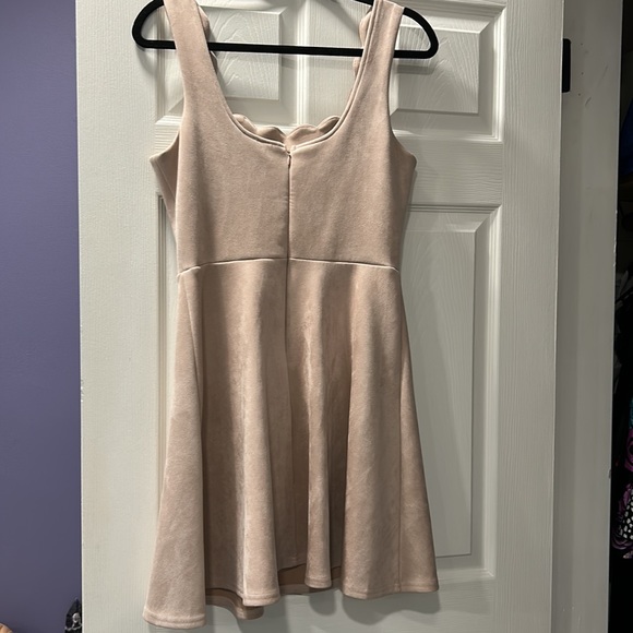 Suede Skater Dress - Picture 2 of 4